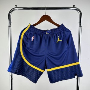 NBA Golden State Warriors 2023-24 statement shorts bleu